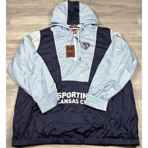 $125 Mitchell & Ness Sporting Kansas City MLS Highlight Reel Windbreaker 2XL New
